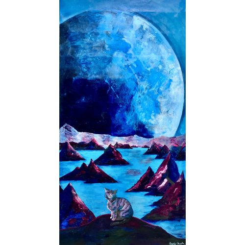 Emlékezetkiesés 12. - akril, olaj festmény